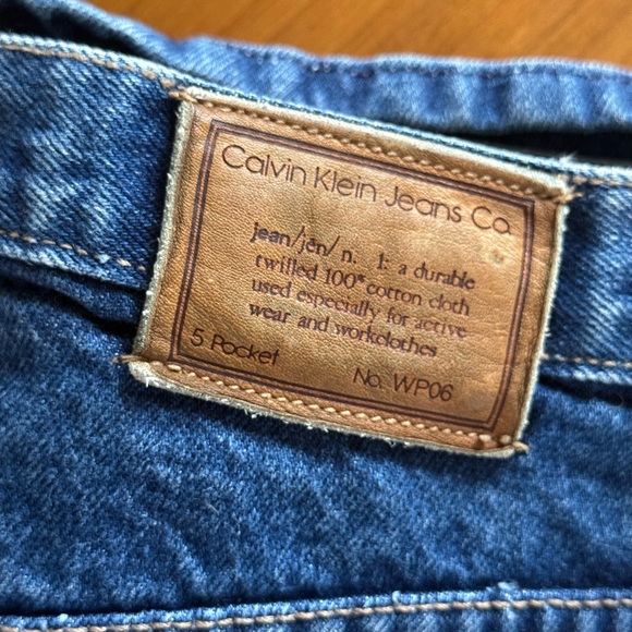 Vintage 80s Calvin Klein Denim pencil skirt - Picture 10 of 10